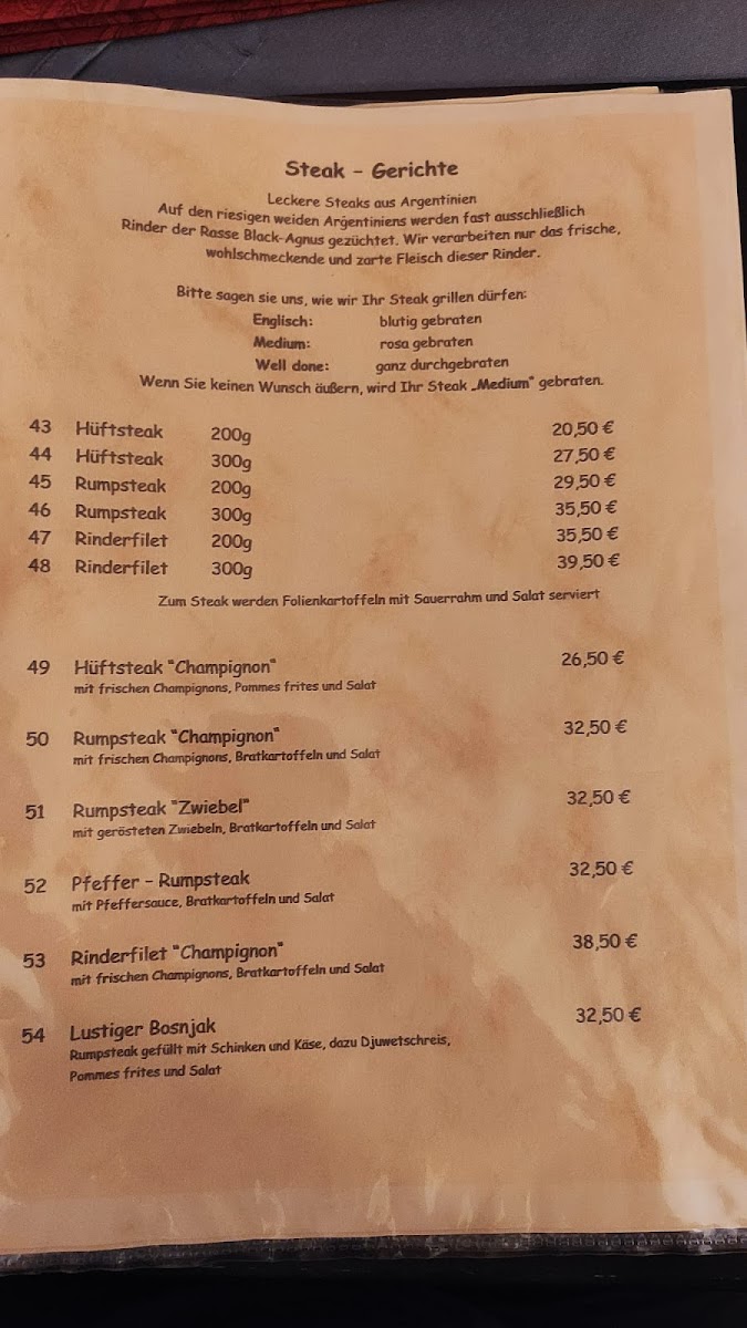 Menu Hotel-Restaurant Forsthaus Attendorn (Ewig)-1